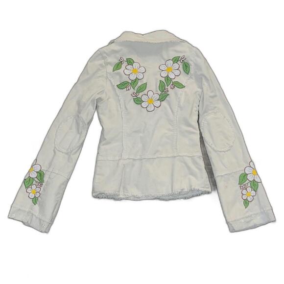 Joystick Johnny Was Embroidered Corduroy Jacket Birds Floral Size S - Picture 7 of 7